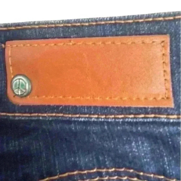 Peace of Cloth Women's Straight Jeans Size 6 Dark Blue Mid Rise - Picture 3 of 15
